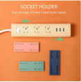 Socket Holder Plug Fixer Wall-mounted Power Strip Holders for Multiplug router. 