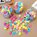 I Love Dad 100pcs Hair Bands for Children Colourful Scrunchie Rubber Band Ponytail Holder Hair Ties Elastic Hair Band Girl Hair Accessories.
