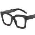 Womens Reading Glasses Oversized Square Fashion Eyeglasses Frame Luxury Brand Anti Blue Light Transparent Prescription Glasses. 