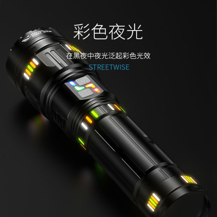 Smiling%20shark%20outdoor%20lighting,%20strong%20light,%20long-beam%20white%20laser,%20high-power%20flashlight,%20aluminum%20alloy%20anti-drop,%20with%20power%20bank%20-%20Image%202
