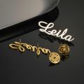 Lemegeton Custom Name Pin Brooch For Women Badge Personnalisable Custom Logo Products Stainless Steel Jewelry Wedding Gifts.
