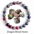 【Fast and Reliable Shipping】 Natural Stone Bracelet Man Natural Flower Green Gemstone Beads Jewelry for Women Bohemia Style Elastic Bangle Wholesale.