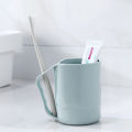 Oblique Couple Mouthwash Cup Toothbrush Brushing Cup Creative Anti-scale Cup Couple Oral Hygiene Cup Innovative Dental Cup. 