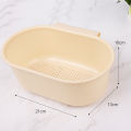 Kitchen Sink Drain Waste Filter Basket Multi-functional Vegetables Fruits Washing Hanging Drainer Rack Kitchen Sink Food Garbage Can 1Pcs.
