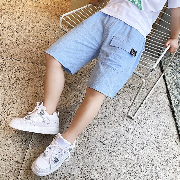 Boys%20Shorts%20Kids%20Eastic%20Band%20Short%20Pant%202023%20Summer%202%20To%2012%20Yrs%20Children's%20Clothing%20Teenagers%20Sports%20Trousers%20Casual%20-%20Image%206