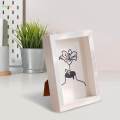 Square Photo Frame Nordic Photo Holder Desktop and Wall Wooden Picture Frame. 