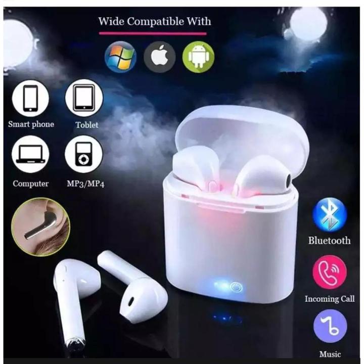 Hbq I7S Tws Mini Wireless Bluetooth Earbuds With Charging Case And