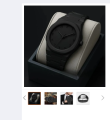 Arabic Aura Watch – Carbon Fiber Look Body with Sleek & Modern Design.
