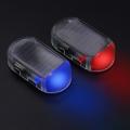 Car Dummy Alarm Warning Light Dashboard Solar Power LED Flashingl Security Light Anti Theft Device For Door Window Car Acessories.