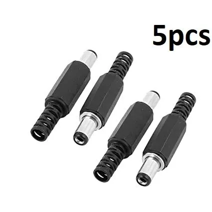 5pcs%202.1mm%20MALE%20POWER%20JACK%205V%2012V%20DC%20Jack%20Male%20DC%20Power%20Jack%202.1mm%20Plug%20Power%20Supply%20Jack%20Adapters%202.1%C3%975.5mm%20For%20LED%20Strips%20Cable%20-%20Image%204