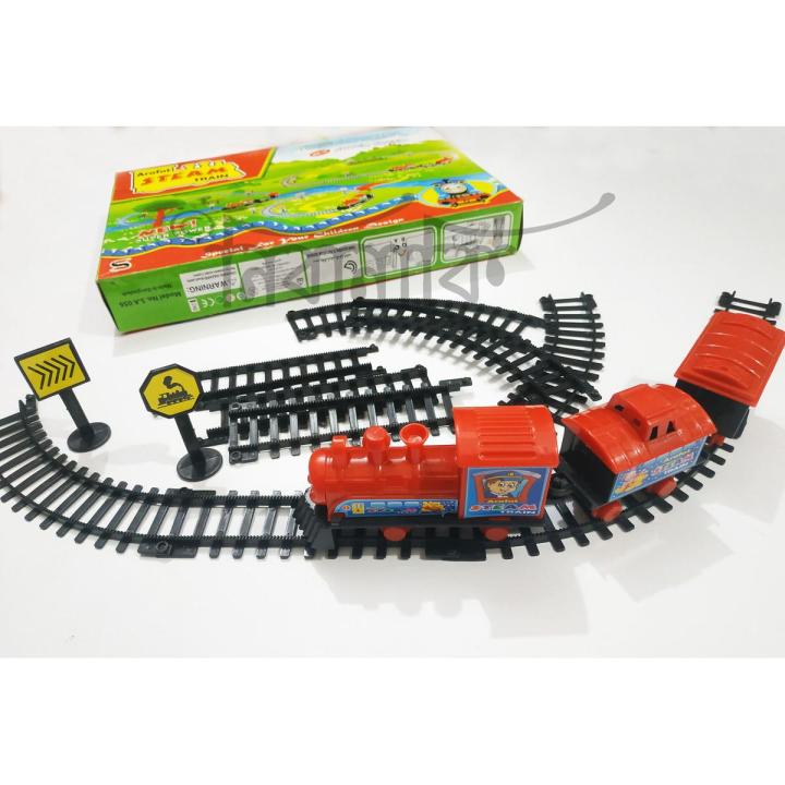 Mini Steam Battery Operated Toy Train For Kids