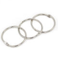 100Pcs 25Mm Loose Leaf Binder Rings Key Rings Book Rings Binder Rings for Scrapbook/Album/Craft. 