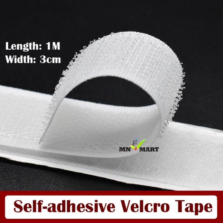 1M%20%C3%97%203cm%20Self%20Adhesive%20Hook%20and%20Loop%20Velcro%20Tape%20Double%20Sided%20Sticky%20Back%20Velcro%20Strip%20-%20Image%202