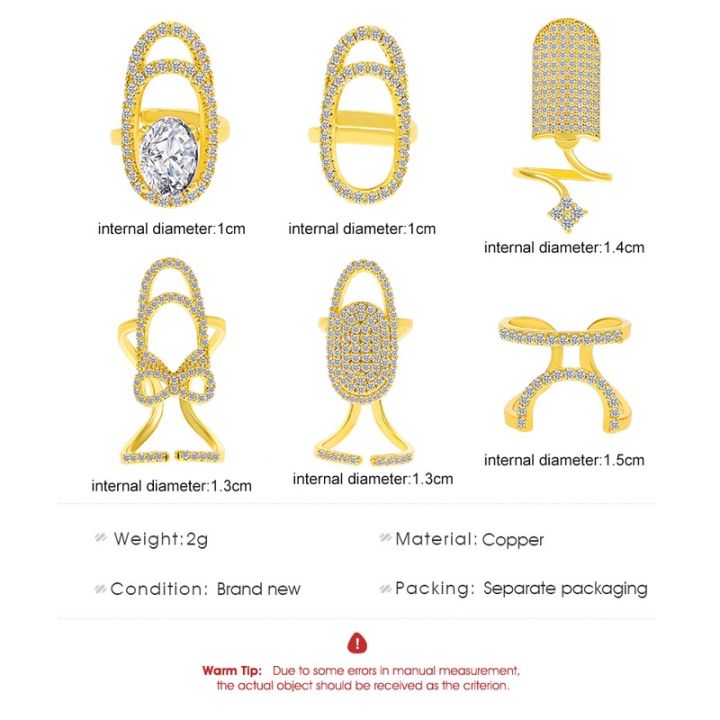 1Pc%20Delicate%20Crystal%20Geometric%20Nail%20Cover%20Rings%20Set%20for%20Women%20Girl%20Nail%20Ring%20Accessories%20-%20Image%202