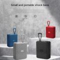 IPX6 Waterproof Shower Bluetooth Speaker Portable Wireless Outdoor Speaker with HD Sound for Beach Outdoor Red. 