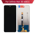 For Infinix Hot 30 x6831 Display Replacement With Touch Panel Digitizer LCD Screen Repair Phone Parts.