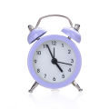 Mini Round Metal Alarm Clock Desk Stand Clock for Home Room Kitchen Office. 