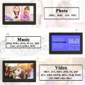 Digital photo frame with LED display Versatile Multifunctional Portable LED electronic album Touchscreen High-resolution Picture MP4 player with LED display for Home decoration Gift for friends and family Displaying memories Office display Photography.