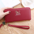 Ladies Clutch Long Wallets Simple Mobile Phone Bags Square Money Bag Multifunctional Zipper Card Holder for Women cartera mujer.