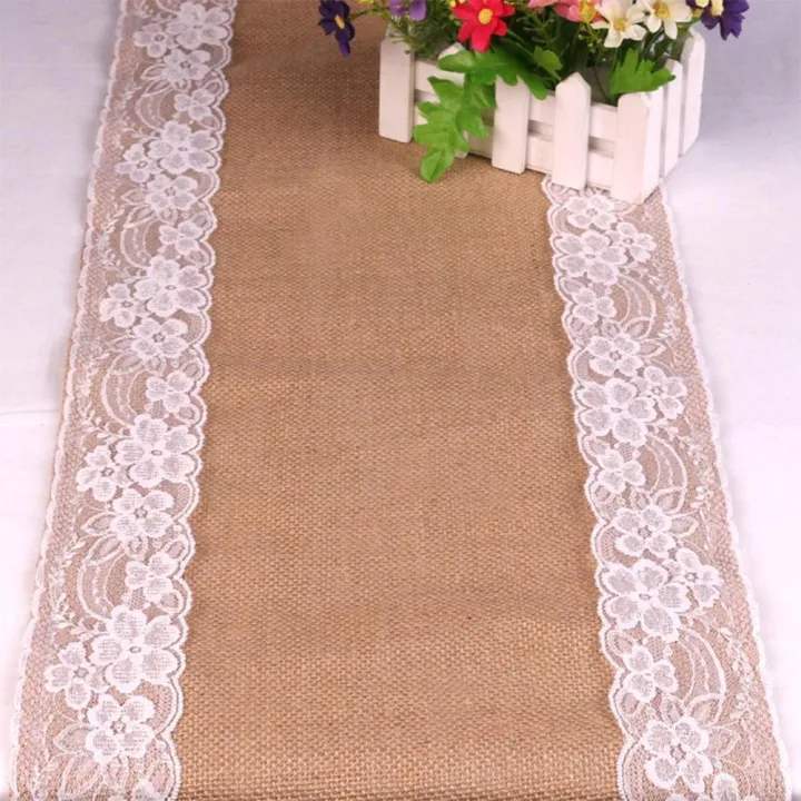 OIMG%2030X275Cm%20Vintage%20Lace%20Jute%20Table%20Runner%20Burlap%20Party%20Wedding%20Festival%20Decoration%20Chair%20Runner%20-%20Image%205