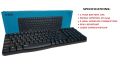 Rapoo E1050 Black Wireless Keyboard with Bangla. 