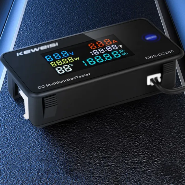 KEWEISI%20DC%200-200V%20Voltmeter%20Ammeter%20KWS%20Power%20Energy%20Meter%20LED%20Digital%20DC%20Wattmeter%20Electric%20Meter,10A%20-%20Image%204