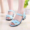 Kids Sandal Girls Summer Shoes Children High Heels For Girl Kids Tassel Beading Princess Shoes 4 5 6 7 8 9 10 11 12 13 14 Years. 