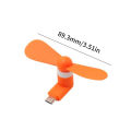 HOT Creative Mini Portable Micro USB Fan 5v 1w Mobile Phone USB Gadget Fans Tester For Type-C Type C USB-C Cooling Hand Fan Hudduo. 