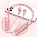【FUPANG】Wireless Bluetooth headphone Magnetic neckband earphones low lantancy sport display headset with mic.