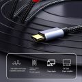 USB C to 2RCA Type-C to Dual RCA Audio Cable Audio Video USB Cord for Phone, Tablet, 1M. 