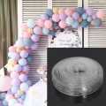 5 M Double Hole Balloon Chain Birthday Background Wall Decoration Wedding Balloon Link Wedding Balloon Accessories. 