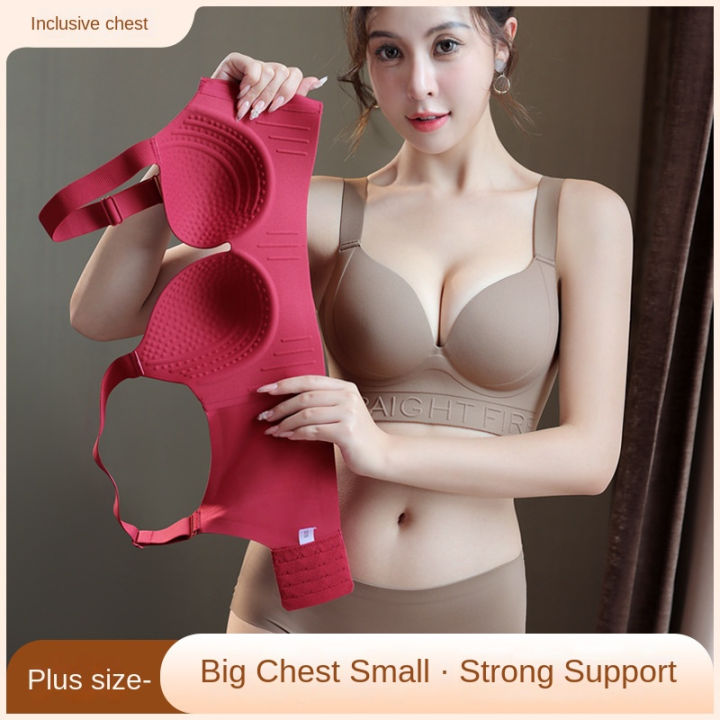 Plus%20Size%20Full%20Coverage%20Minimizer%20Wire%20free%20Bra%20-%20Image%203