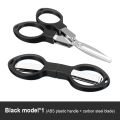 Mini Stainless Steel Folding Scissors Keychain Fishing Scissors DIY Portable Outdoor Travel Camping Pocket Cutter Tool. 