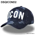【happy one】DSQICOND2 Letters Casquette Hats Solid Pattern Casquette Dad Cowboy hat Baseball Cap Snapback of Man Wom. 