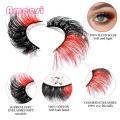 Natural Looking False Eyelashes Vibrant Dramatic False Eyelashes for Clubbing Dance Performances Long Colorful Exaggerated Stripper Style Fake Eyelashes Nightclub False Eyelashes.