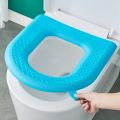 Waterproof Toilet Seat Cushion Bathroom Accessories Silicone Four Seasons Household Washable Paste Foam Toilet Cover. 