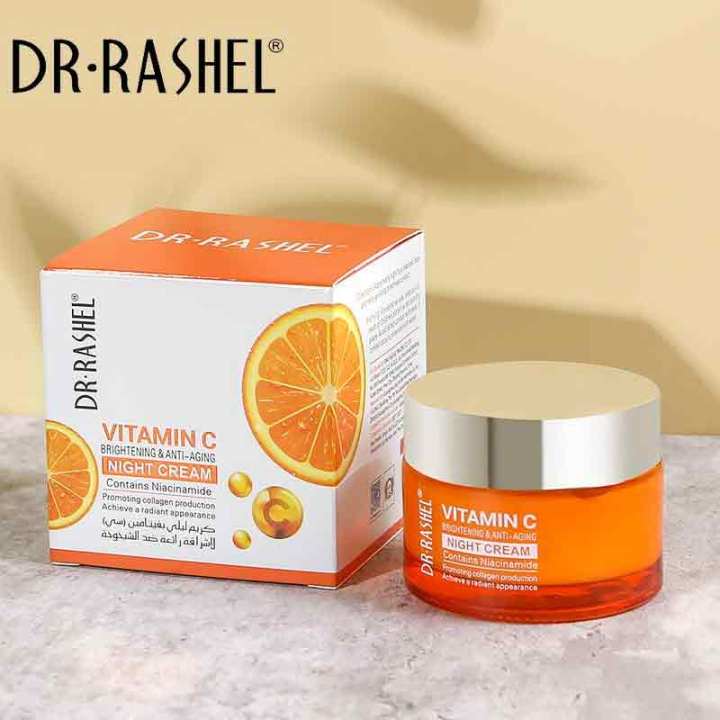 International PRC product Skin care DR.Rashel Vitamin C Night cream used for male/female - 50 gm