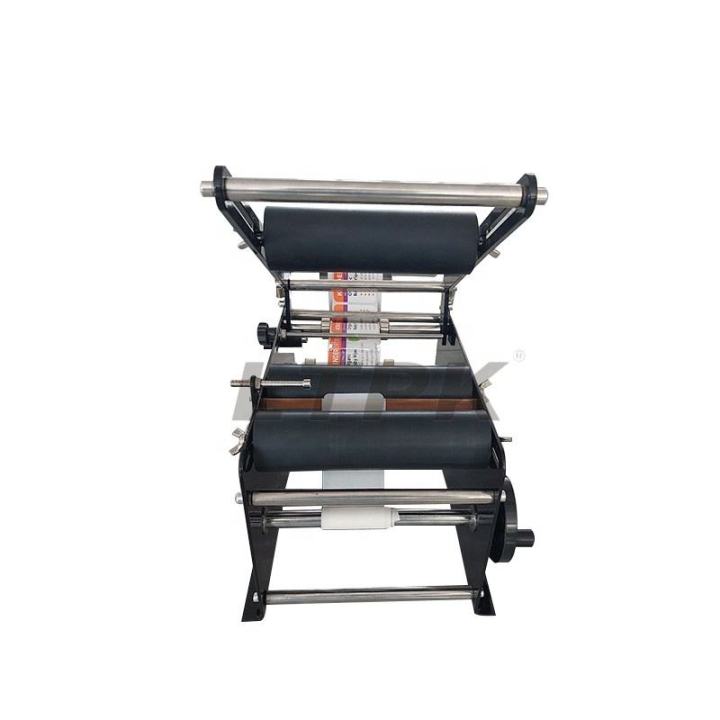 LT-L100N%20Wholesale%20Low%20Price%20Small%20Business%20Cosmetic%20Round%20Bottle%20Labeling%20Machine%20Manual%20with%20Handle%20-%20Image%202