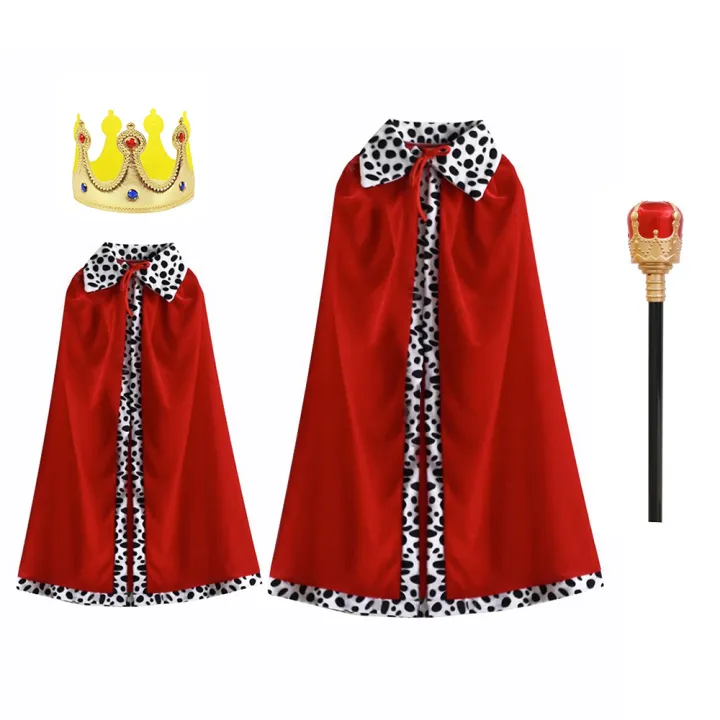 King%20Costume%20for%20Kids%20Aldult%20Red%20Cloak%20Robe%20Crown%20Boys%20Royal%20Prince%20Cape%20Halloween%20Cosplay%20Dress%20Up%20-%20Image%202