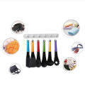 Multifunction Kitchen Storage Hook Holder 6 Hooks Wall Door Hanger Hooks for Spoon Scoop Bathroom Kitchen Organizer. 