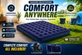 Intex Double Air Bed (60x80) with Electric Pump & 2 Pillows Inflatable Mattress for Home, Camping, Guests Airbed. The best price in Bangladesh..