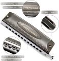 East top Harmonica, Forerunner Chromatic Harmonica C Key 12-Hole 48 Tones Chromatic Mouth Organ Harmonica for Adults, Chromatic Harmonica Key of C for Beginners and Students. 