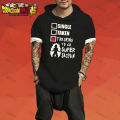 Dragon Ball Z Vegeta Gym Men's Hooded T-shirt Super Saiya Tops Short Sleeve Tshirt Trapstars T-shirts T-shirt Goku New Clothing.