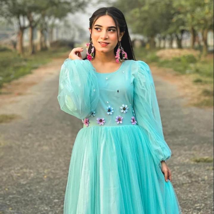 Superb Trendy fashionable gown,eid collection,party dress,wedding