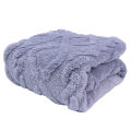 70*100Cm Solid Color Coral Velvet Warm Plush Blanket Super Soft Throw Blanket Embossed Four-Season Blanket Bed Living Room Sofa Couch Supples 1Pcs. 