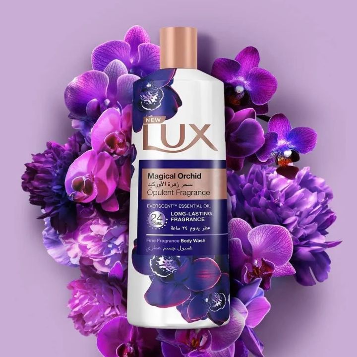 250 ml Skin care product LUX Magical Orchid Shower Gel International Thailand product used for male/female