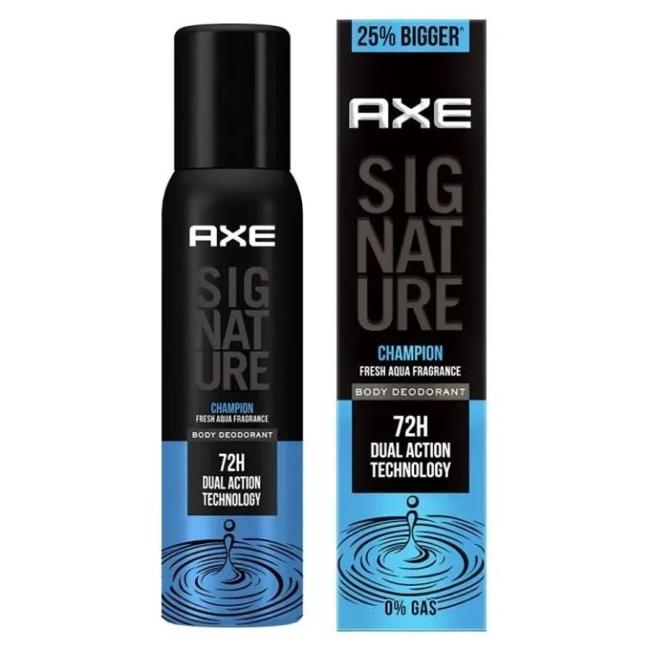 Indian product Body spray AXE Signature Champion perfume spray used for male/female - 122 ml