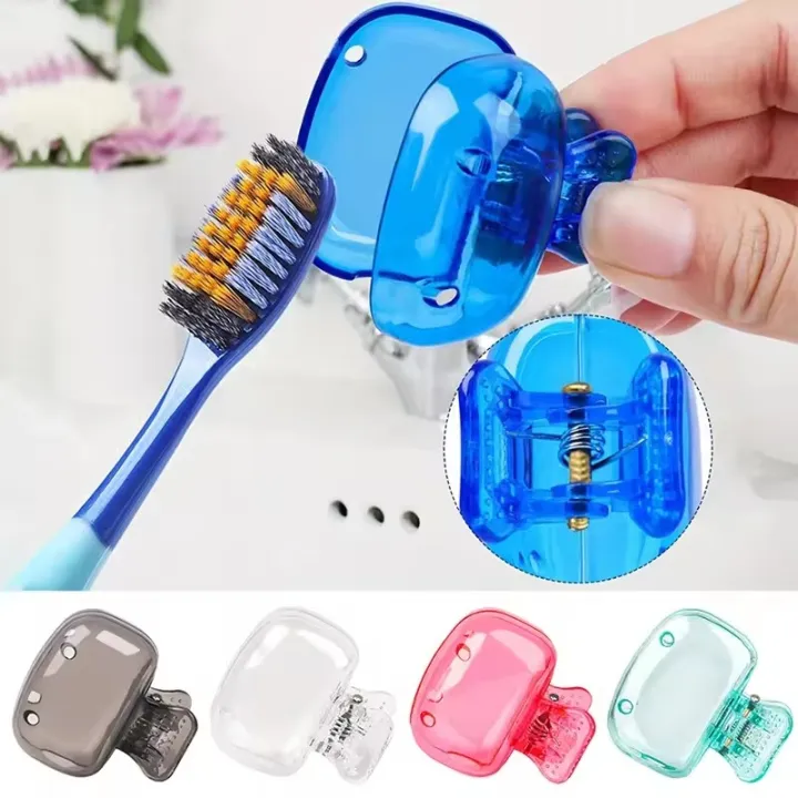 5%20Pcs%20Head%20Covers%20Toothbrush%20Protector%20Cap%20Brush%20Pod%20Case%20Protective%20Portable%20Plastic%20Clip%20for%20Household%20Travel%20-%20Image%203