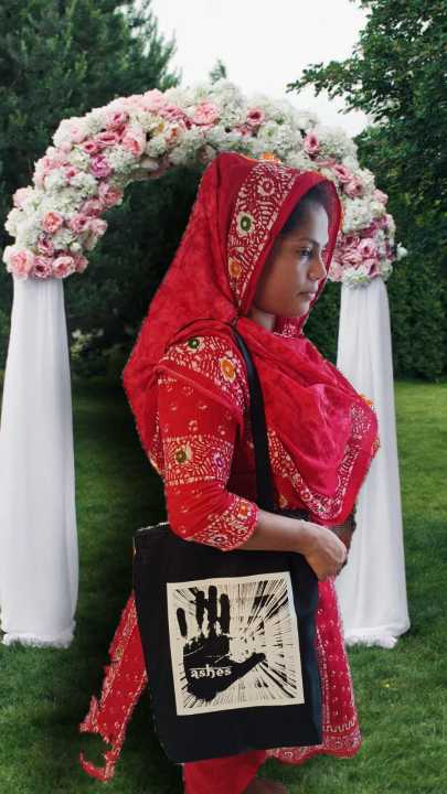 High Quality - Canvas Hand And Shoulder Bag ( Height 16 Inches, Width 14 Inches And Handle 13 Inches.