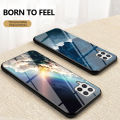 Back Cover For Samsung Galaxy F22 Case Moon and Star Tempered Glass Protector Protection Cover for Samsung Galaxy F22 Phone cases.